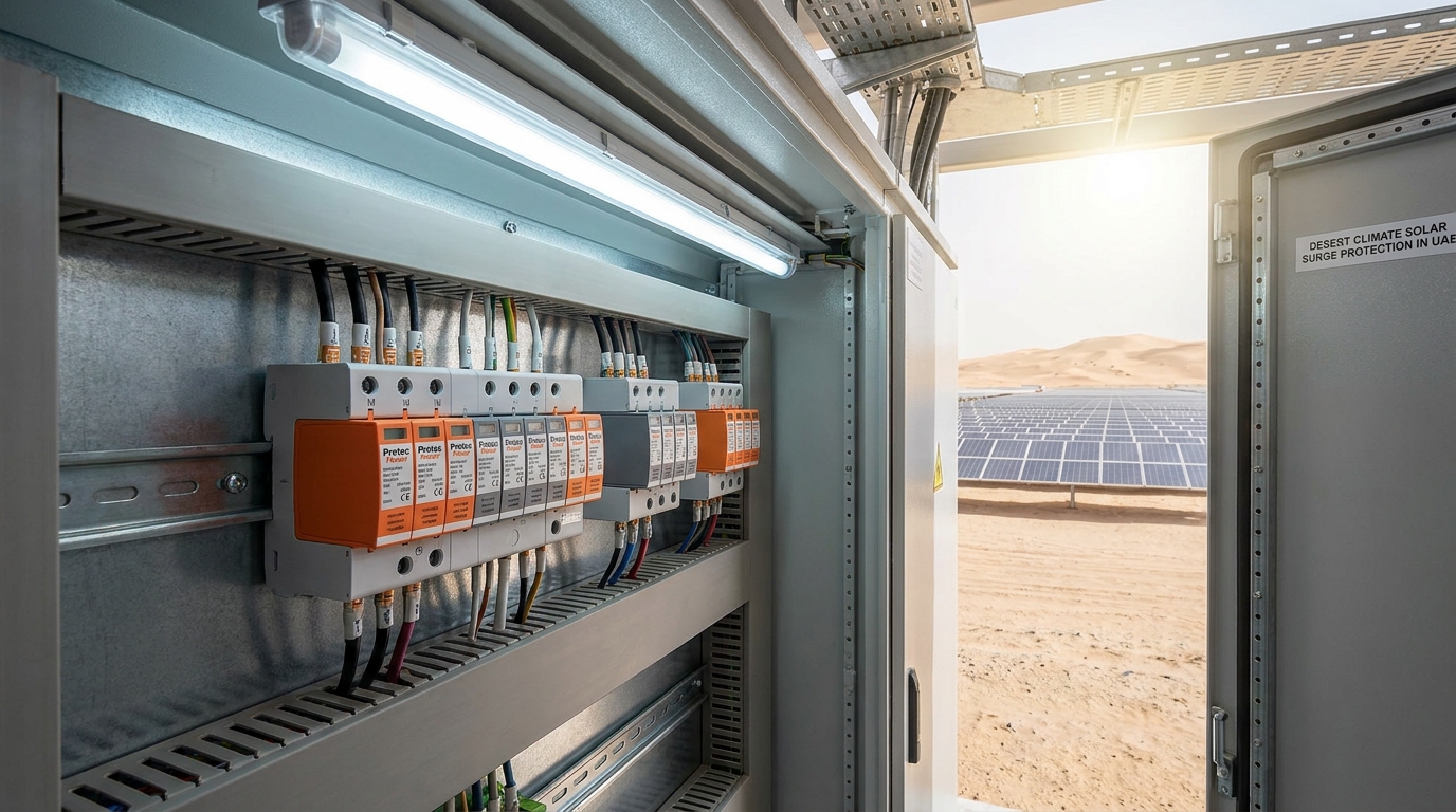 Desert Climate Solar Surge Protection in UAE: Engineering Resilient PV Systems