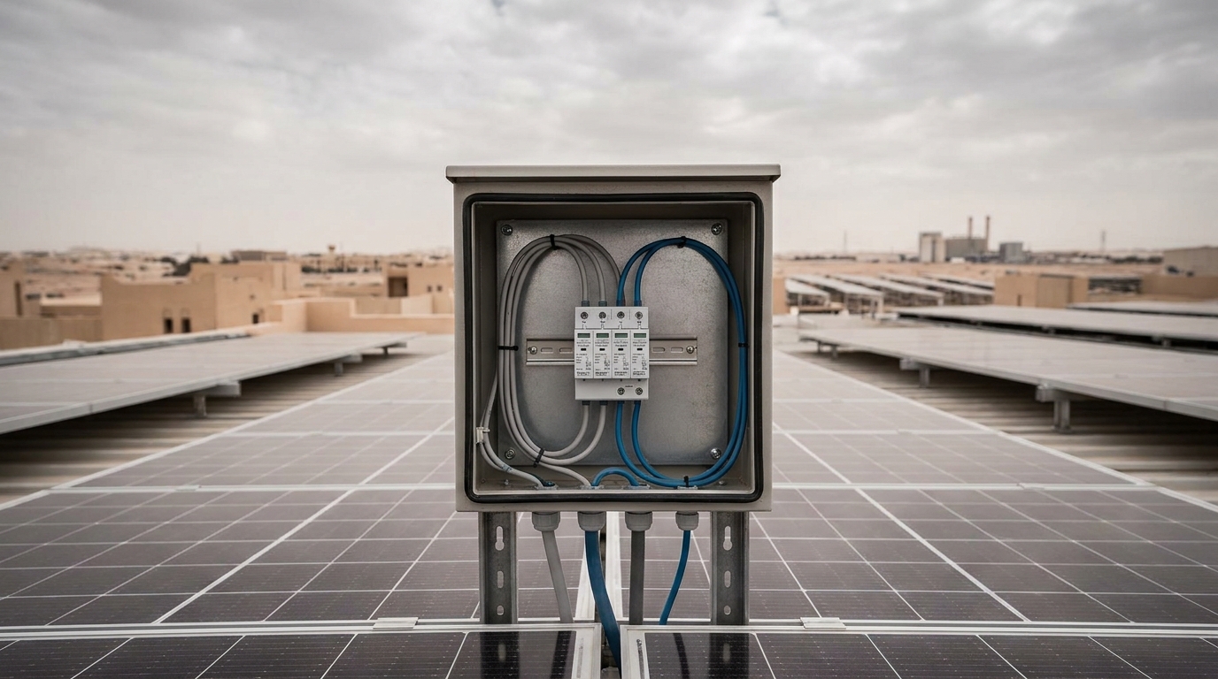 Engineering Resilience: Abu Dhabi Industrial Solar Plant Lightning SPD Selection Guide