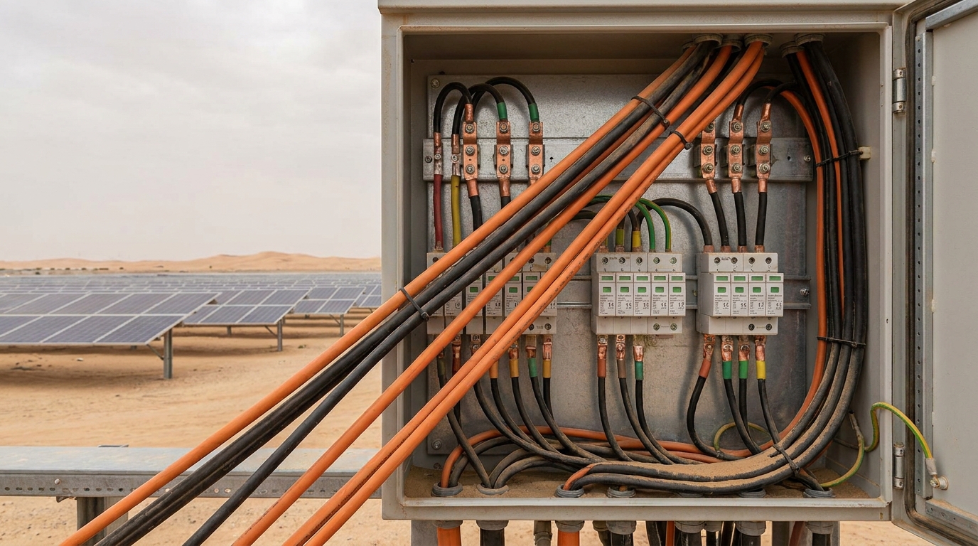 Grounding and Surge Protection for PV in Abu Dhabi: Engineering Resilient Solar Arrays
