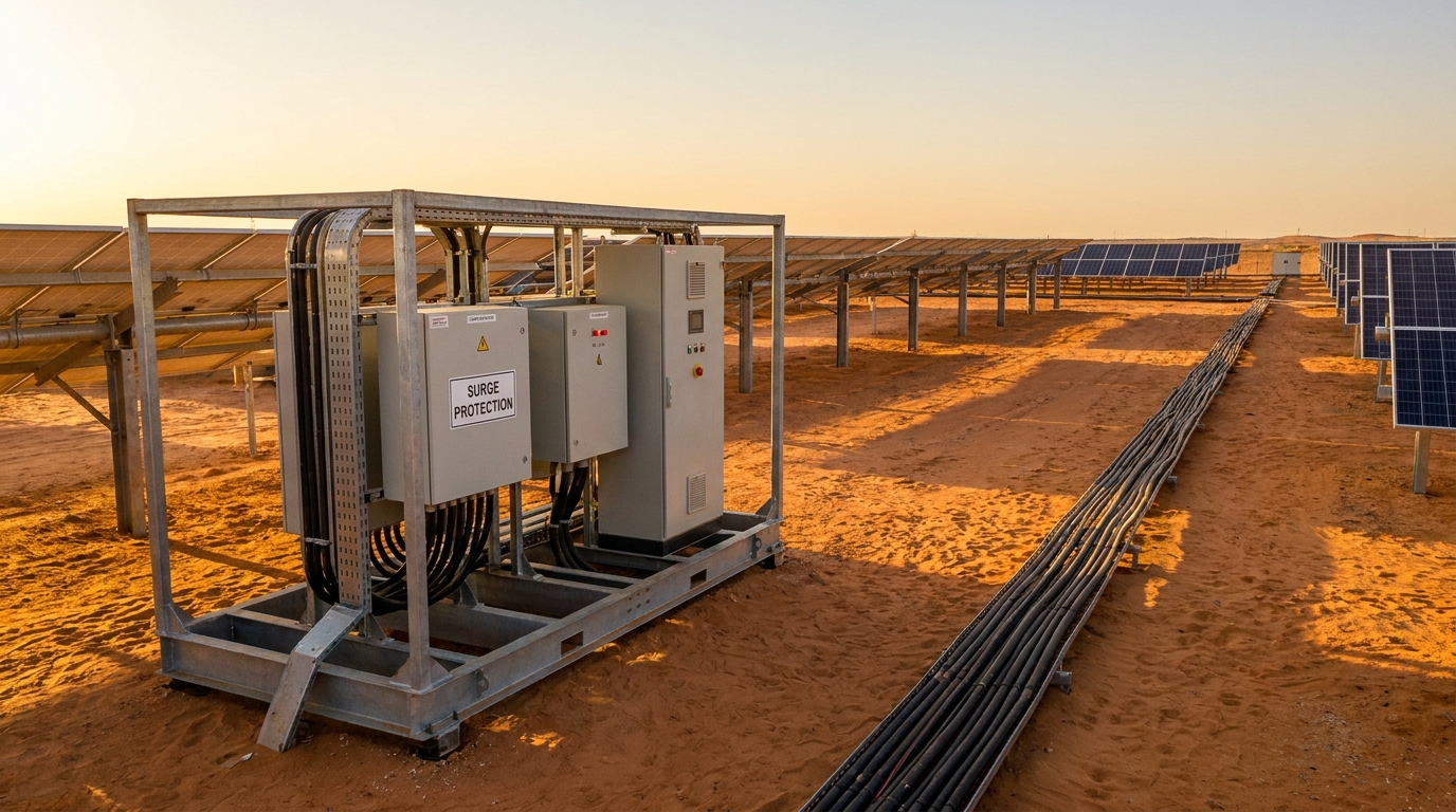 Grounding and Surge Protection for PV in Saudi Arabia: A Technical Guide