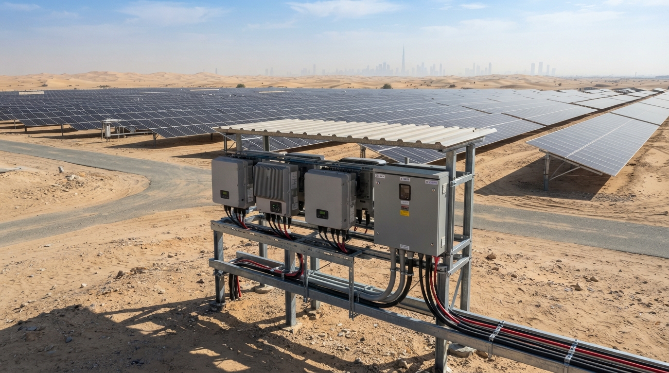Optimizing Solar Reliability: Choosing the Right PV Inverter SPD in Dubai's Extreme Climate