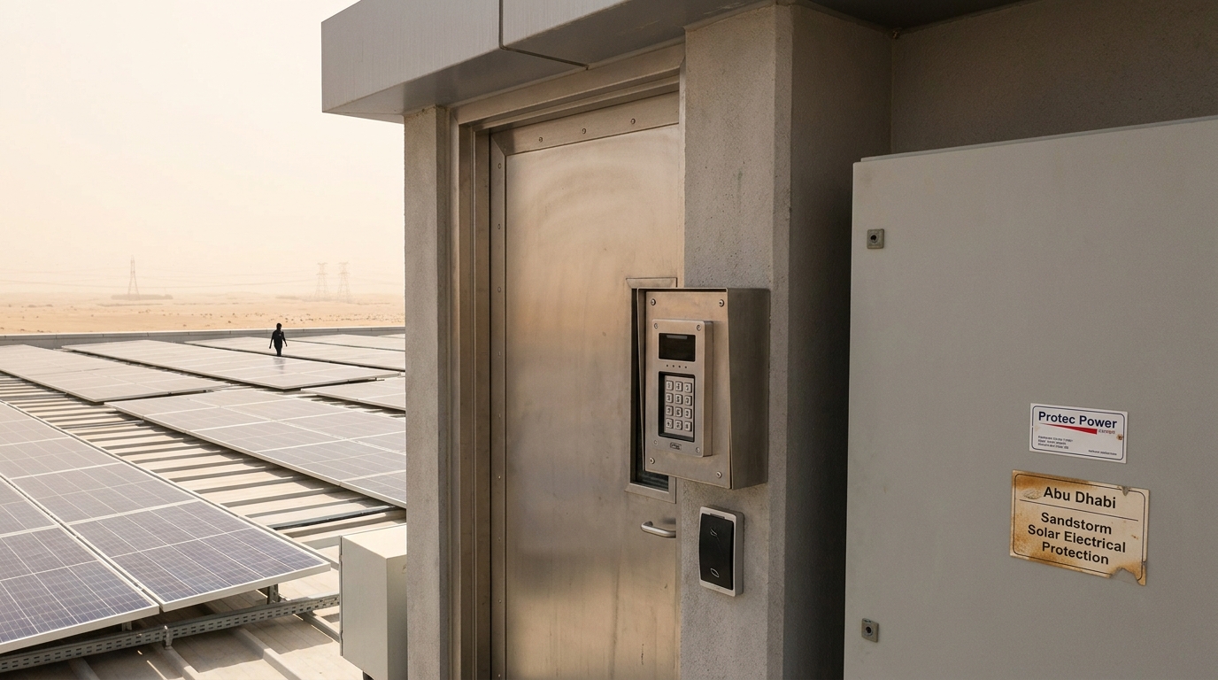 Safeguarding Clean Energy: Abu Dhabi Sandstorm Solar Electrical Protection