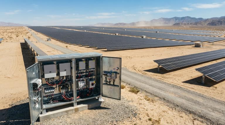 Saudi Arabia Utility-Scale Solar SPD Selection: Protecting PV Assets in Extreme Desert Climates