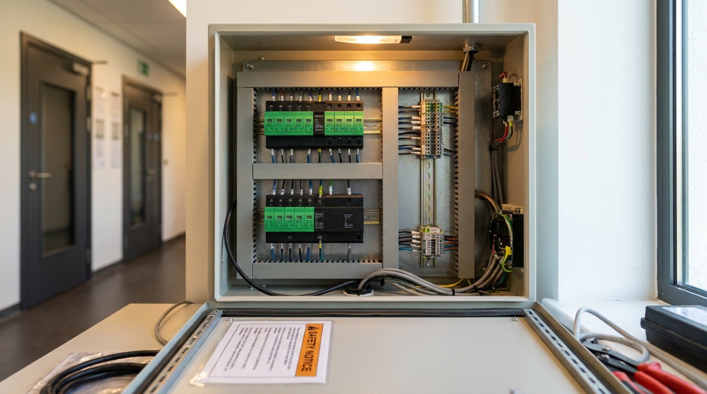 Securing Clean Energy: Choosing the Right Industrial Solar Plant Lightning SPD in Dubai