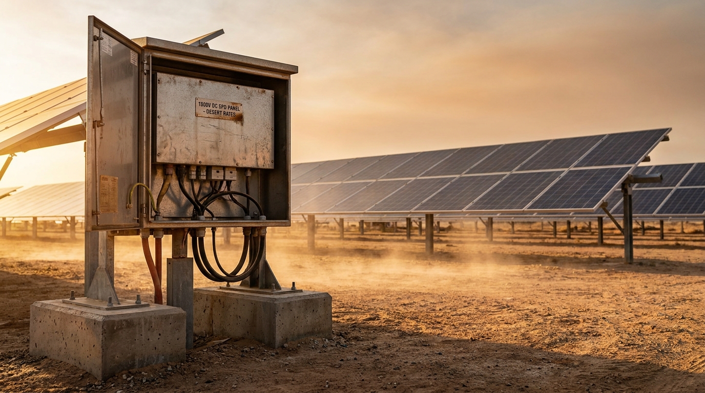 Solar Panel Surge Protection in Riyadh: Technical Guide for Desert PV Systems