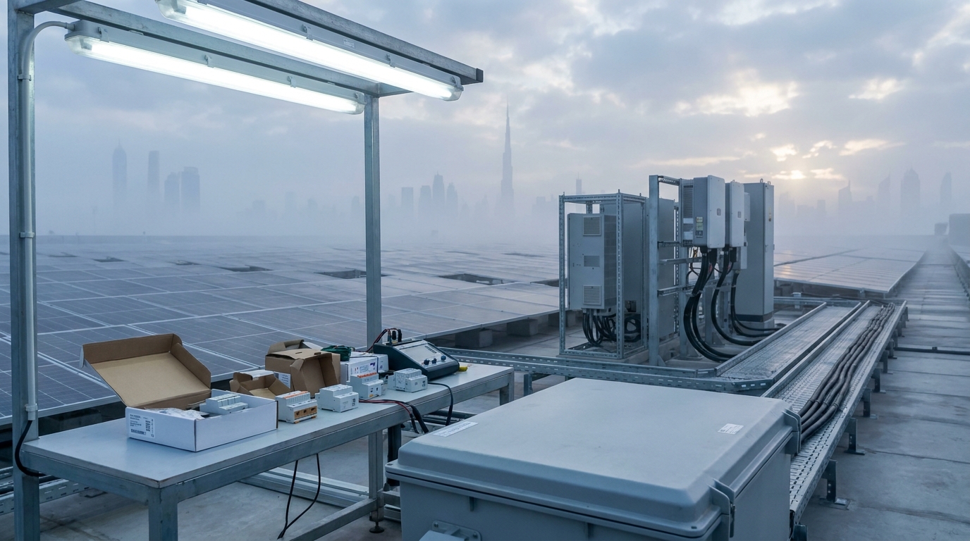 Transient Overvoltage Protection for Solar in Dubai: Safeguarding Commercial & Industrial PV Systems